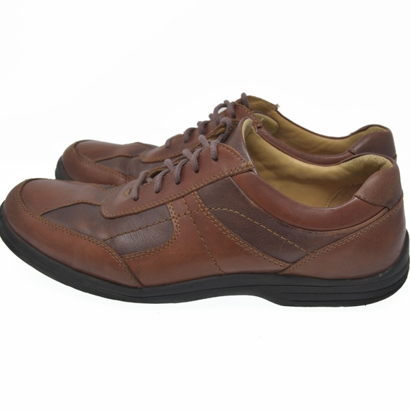 *J&M XC4 Dual Width Sz 12M Brown Sheepskin Leather